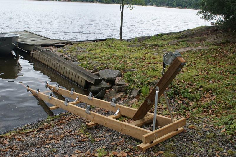 Dock Edge Boat Lift Ramp Kit 1200LB DE85412F