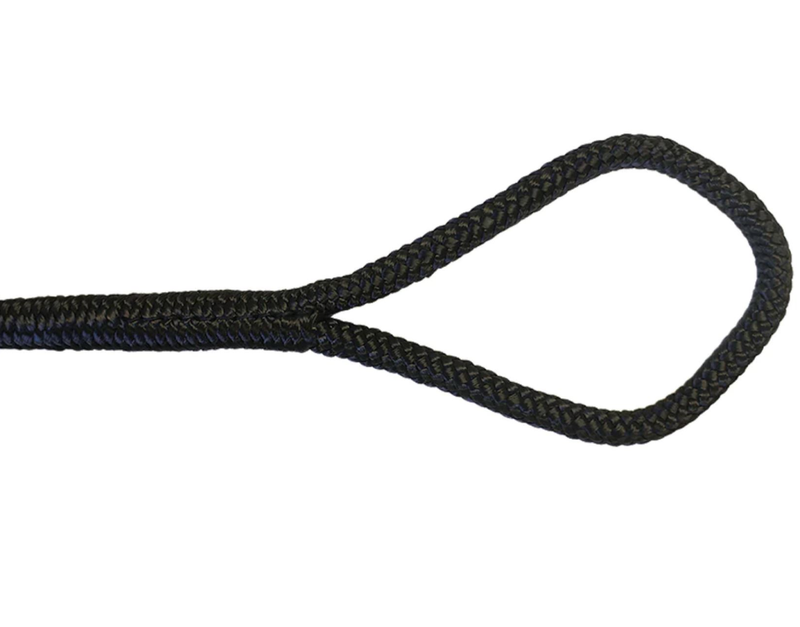 Titan Double Braid Nylon Dock Line - Black