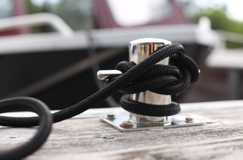 Titan Double Braid Nylon Dock Line - Black