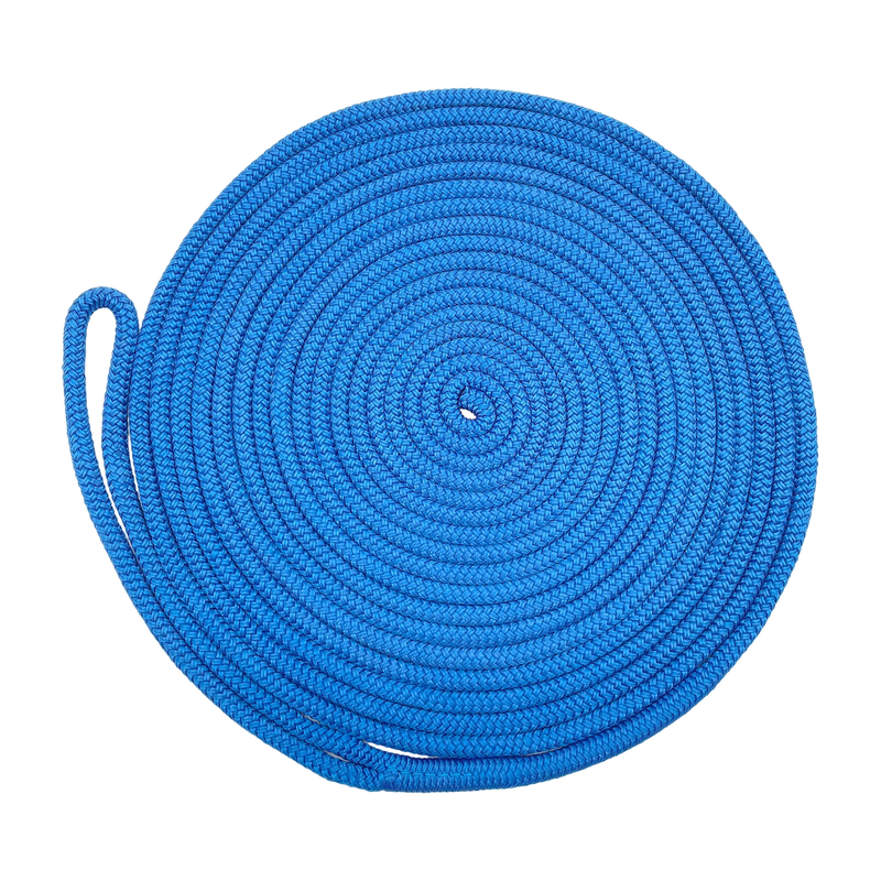 Titan Double Braid Nylon Dock Line - Blue