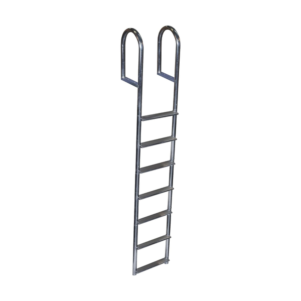 Dock Ladder - Dock Edge Wide Step Welded Aluminum 3, 4, 5 & 7 Step Options