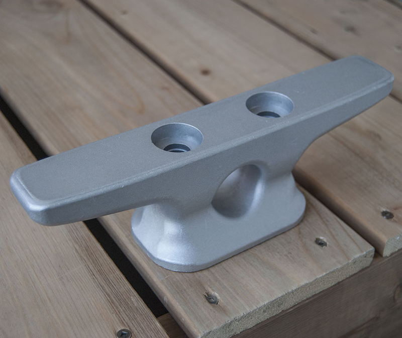 Dock Edge 10" Aluminum Open Base Cleat DE2440F