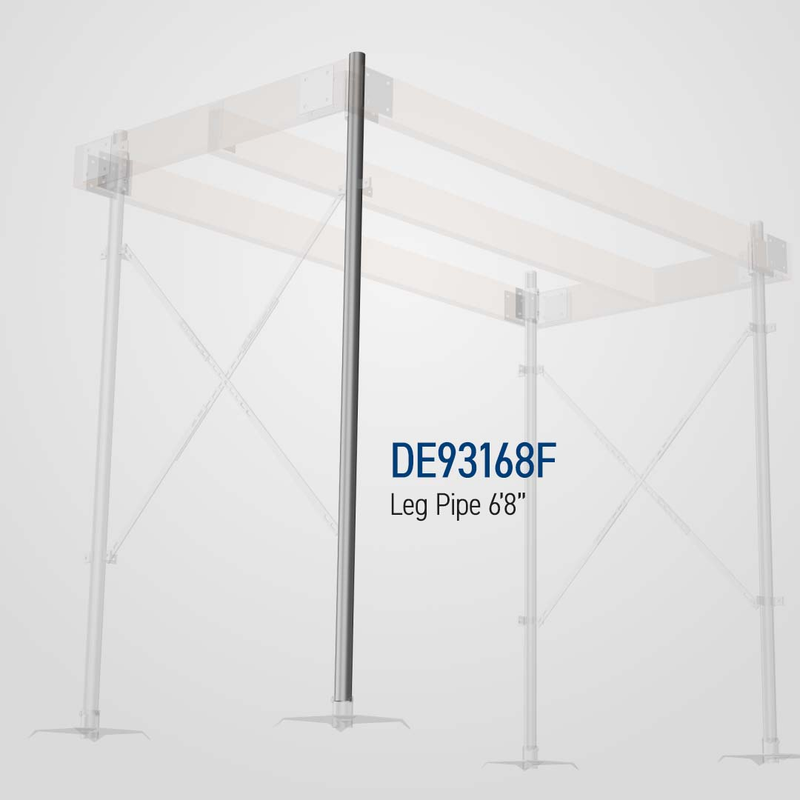 Dock Edge Stationary Dock Galvalume Leg Pipe 6'8" x 1.9" DE93168F