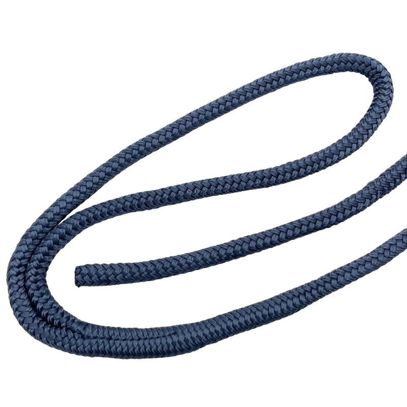 Titan Double Braid Nylon Dock Line - Navy Blue