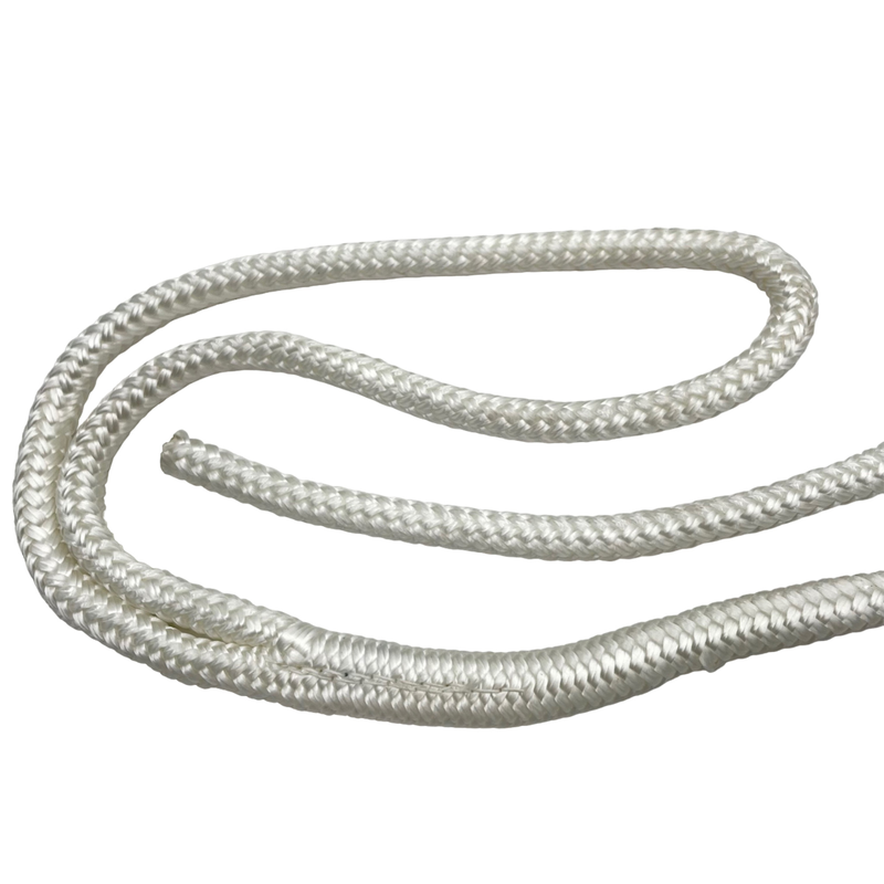 Titan Double Braid Nylon Dock Line - White