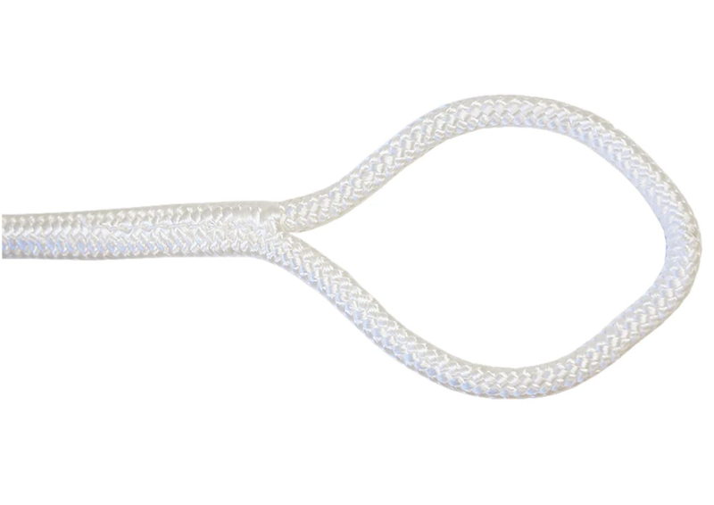 Titan Double Braid Nylon Dock Line - White