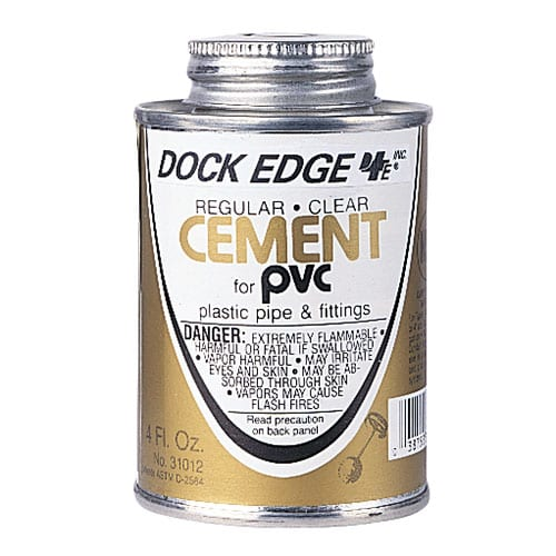 Dock Edge PVC Solvent Cement DE1051F