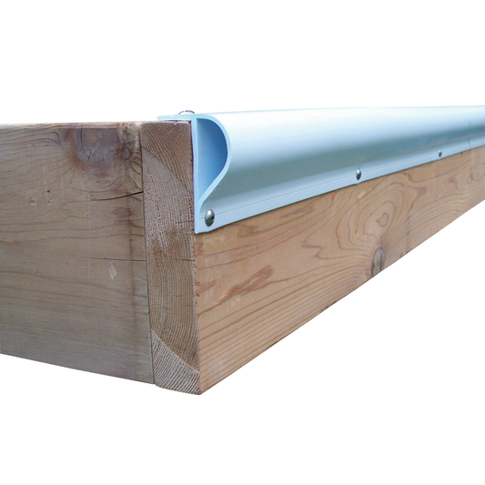 Dock Edge Standard PVC Slant P Bumper Profile 16FT or 24FT (4 Colors)