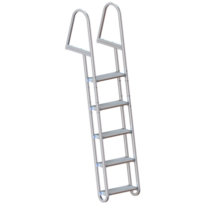 Dock Ladder - Dock Edge Quick Release Aluminum Stand-Off 3, 4, 5 & 7 Step Options