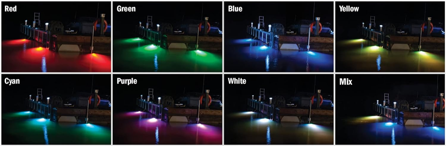 Dock Edge Solar Underwater Dock Light Kit DE96283F