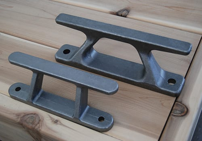 Dock Edge Aluminum Dock Builders Cleats - (2 sizes)