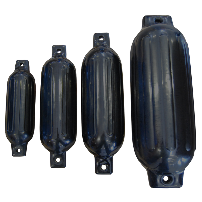 Dock Edge DockSide Twin Eye Ribbed Fenders (4 Colors & 4 Sizes)