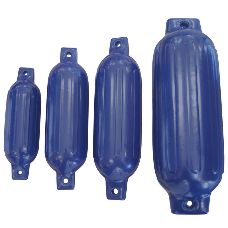 Dock Edge DockSide Twin Eye Ribbed Fenders (4 Colors & 4 Sizes)