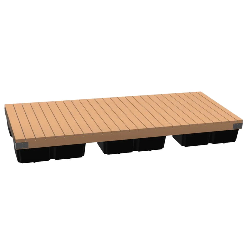 Dock Edge 6FT X 16FT HEAVY DUTY Dock2Go DIY Floating Dock Kit (600lb Foamed float)