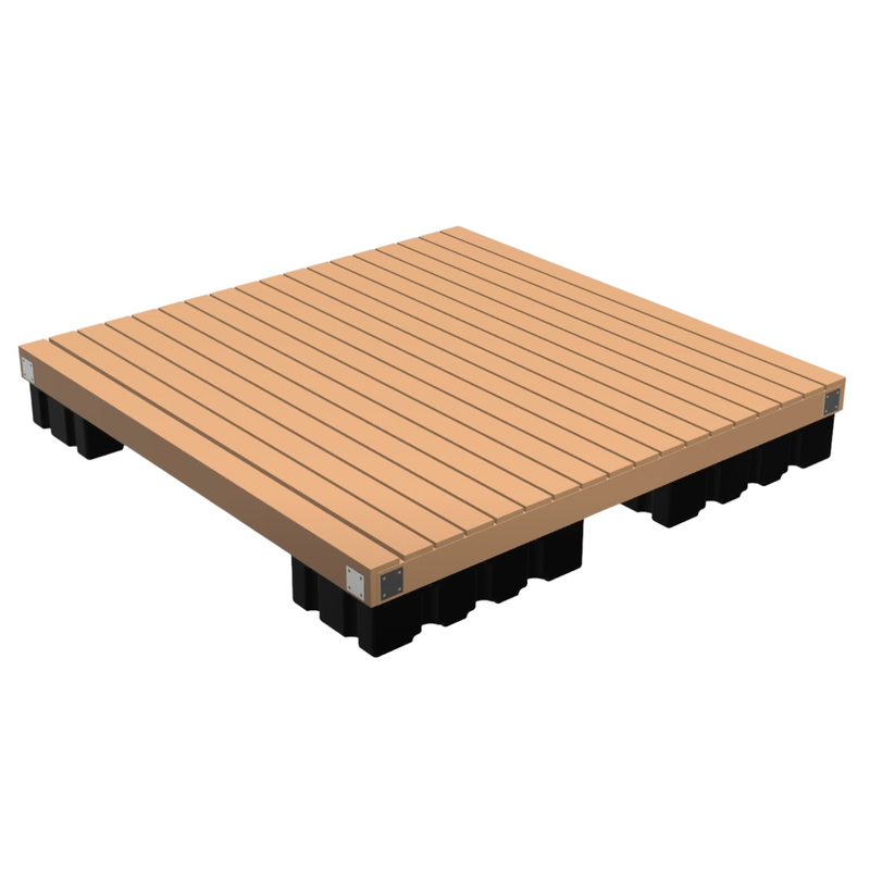 Dock Edge 10FT X 10FT HEAVY DUTY Dock2Go DIY Floating Dock Kit (600lb Foamed float)